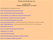 Tablet Screenshot of progunleaders.org